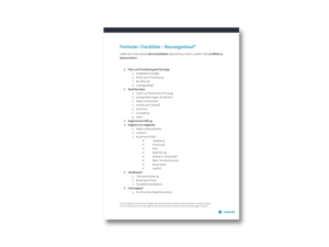 Vorschau Checkliste Neukauf