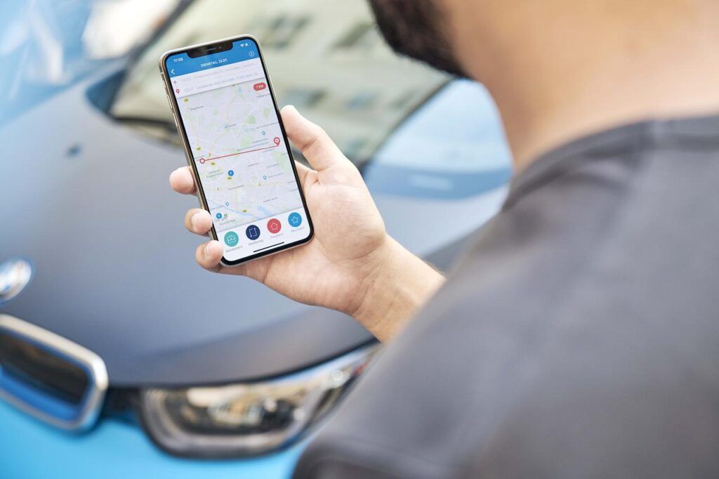 Fahrzeugverwaltung auf dem Smartphone