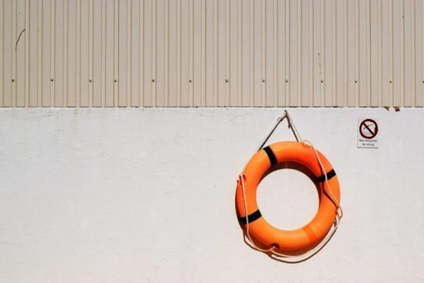 Rettungsring als Symbol für Sicherheit