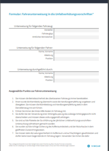 Vorschau Protokoll zur Erstunterweisung