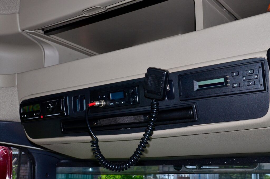 Ein digitalter Fahrtenbuchschreiber im LKW