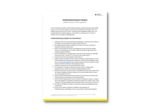 Leitfaden zur Schadenabwicklung