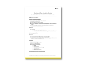 Checkliste Anschaffung Lieferwagen