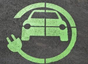 Elektroauto Zeichen