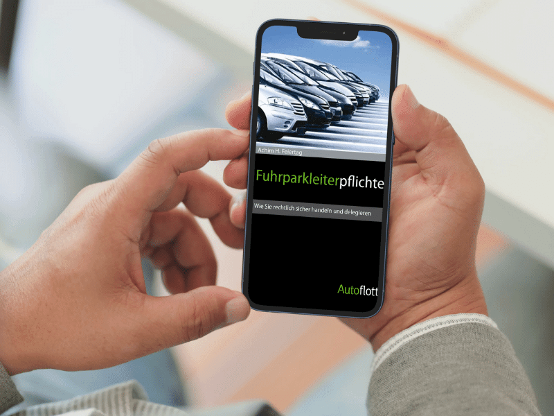 eBook Fuhrparkleiterflichten auf Smartphone geöffnet