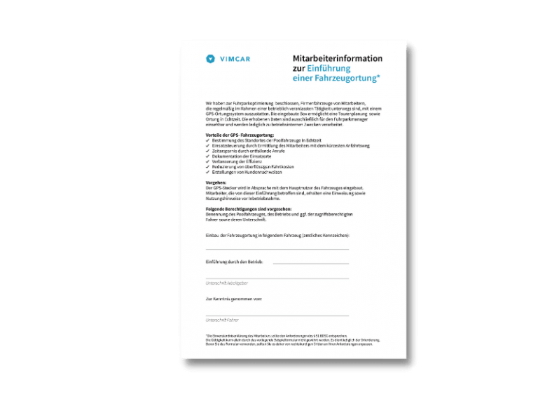 Mitarbeiterinformation Vorlage