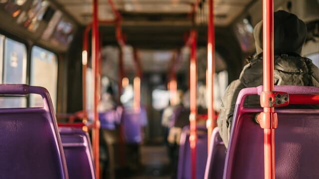 Innenansicht vom Bus
