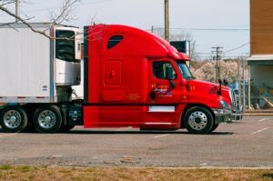 Roter LKW