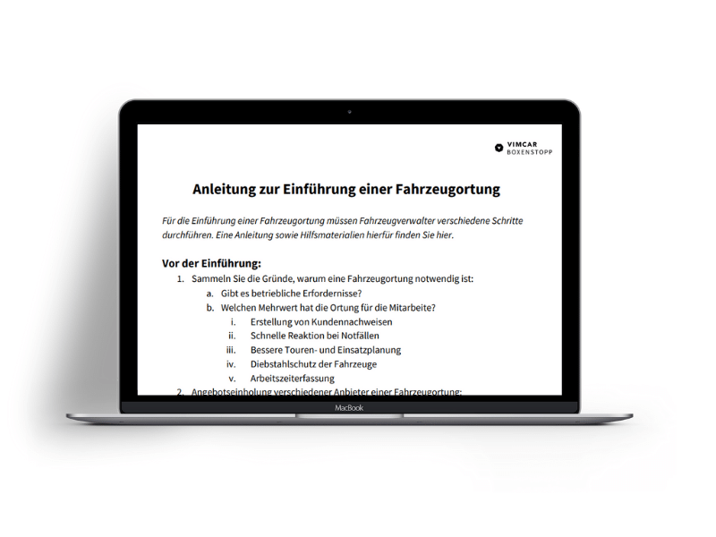 Anleitung Einführung Tracking Software