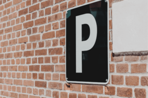Firmenparkplatz