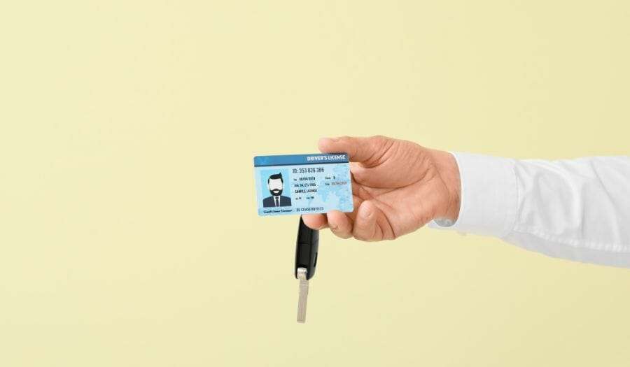 Autoschlüssel und Führerschein