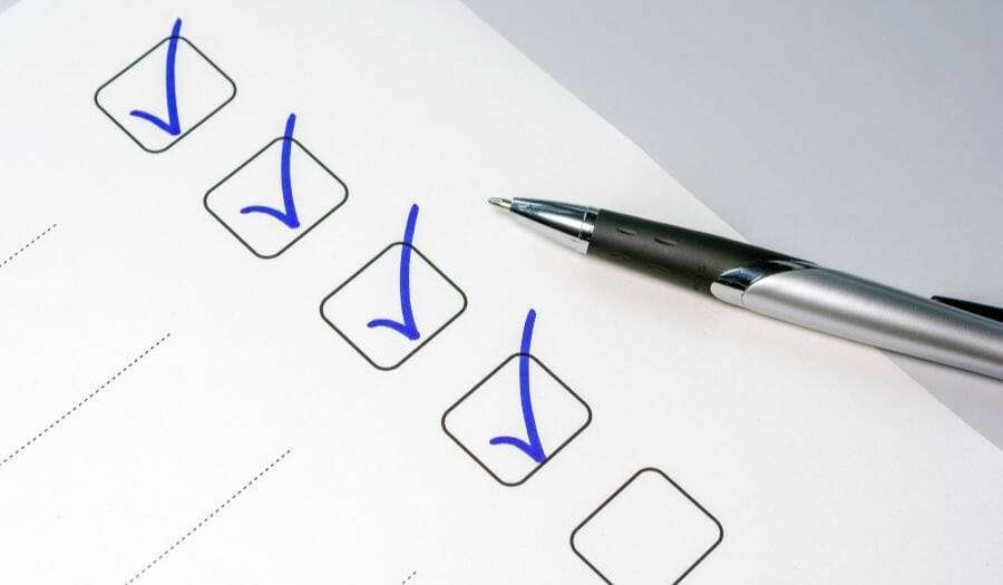Checkliste