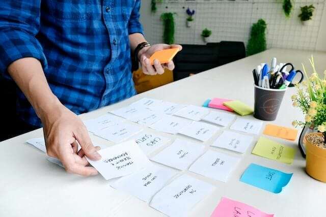 Mit Post-Its planen