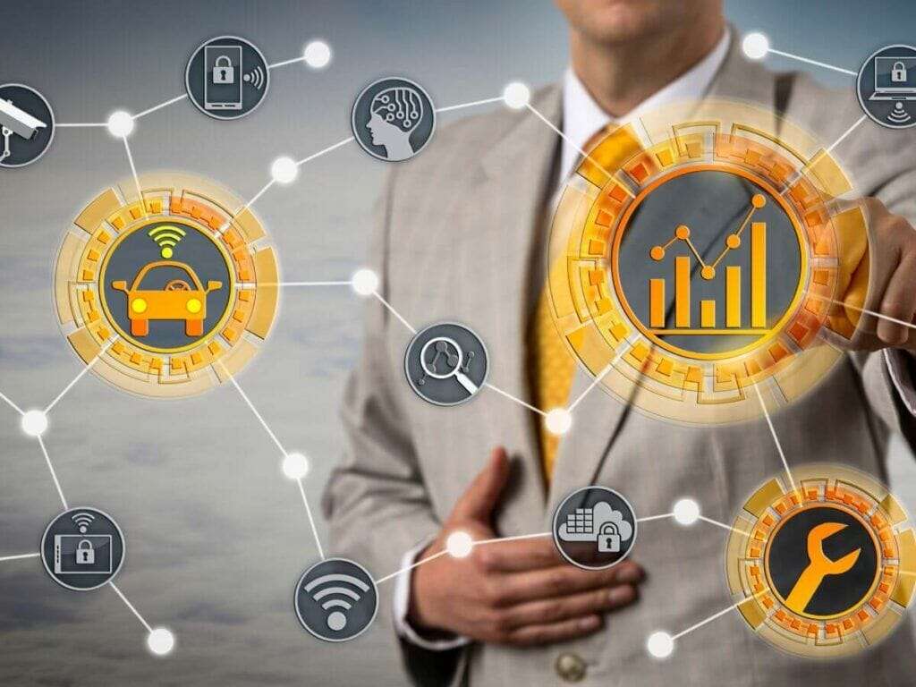 Grafische Darstellung der Daten eines Telematiksystems