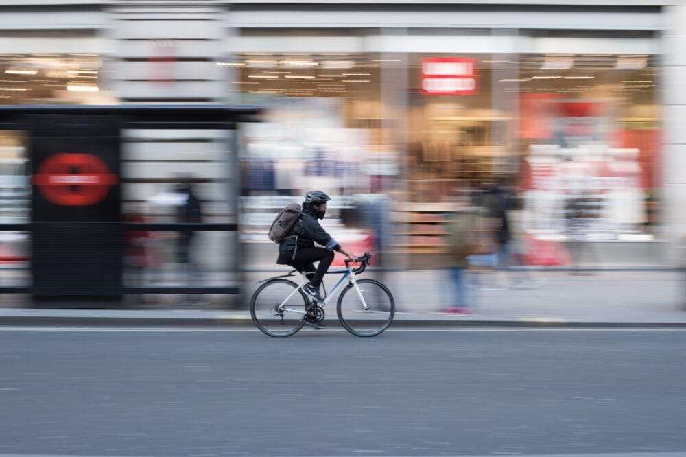 Fahrrad in der Stadt