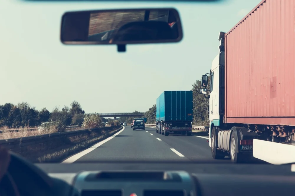 LKW-Autonom auf der Autobahn