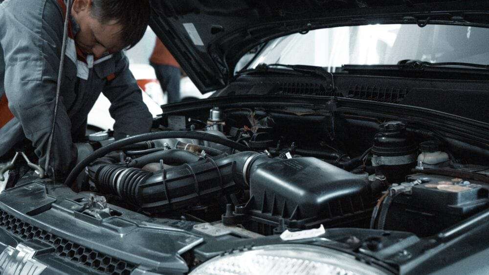 Reparatur eines Schadens